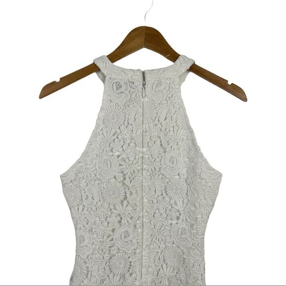 Lulus Love Poem Ivory Lace Mini Party Dress XS Lulus Love Poem Ivory Lace Mini Party Dress XS